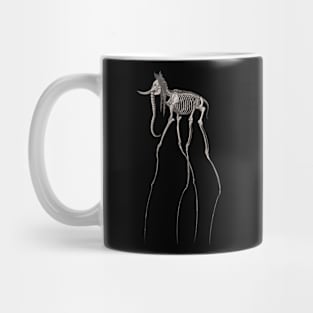 Skeleton Dali's Elephant Mug